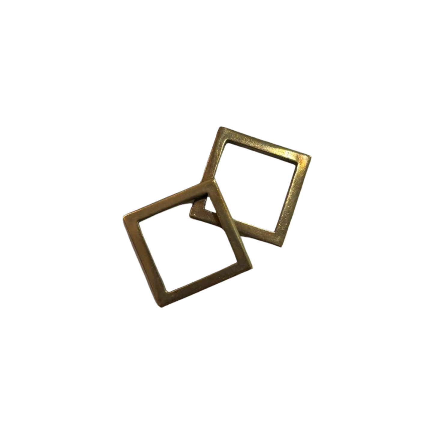 Square Rings Bronze Couple / Laura Contri