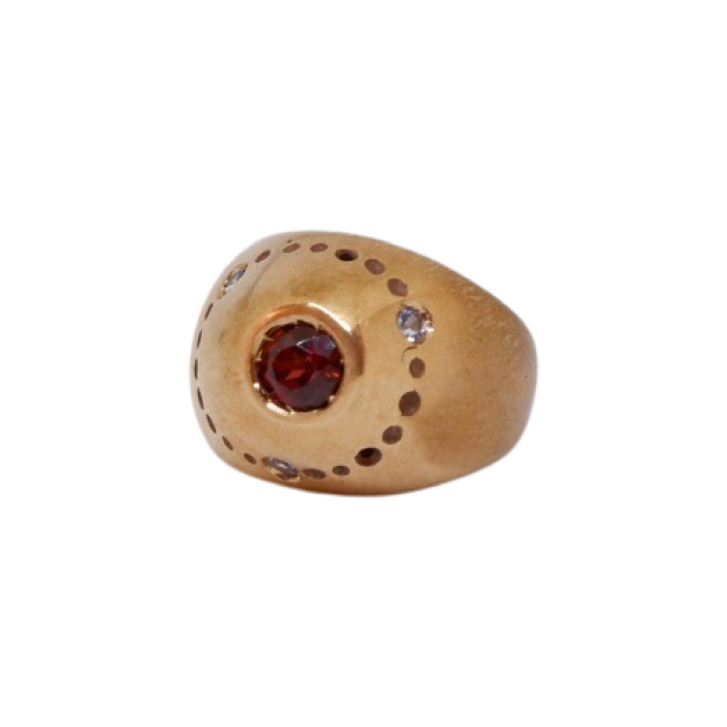 Cupolina Bronzo con Tanzanite e Granato