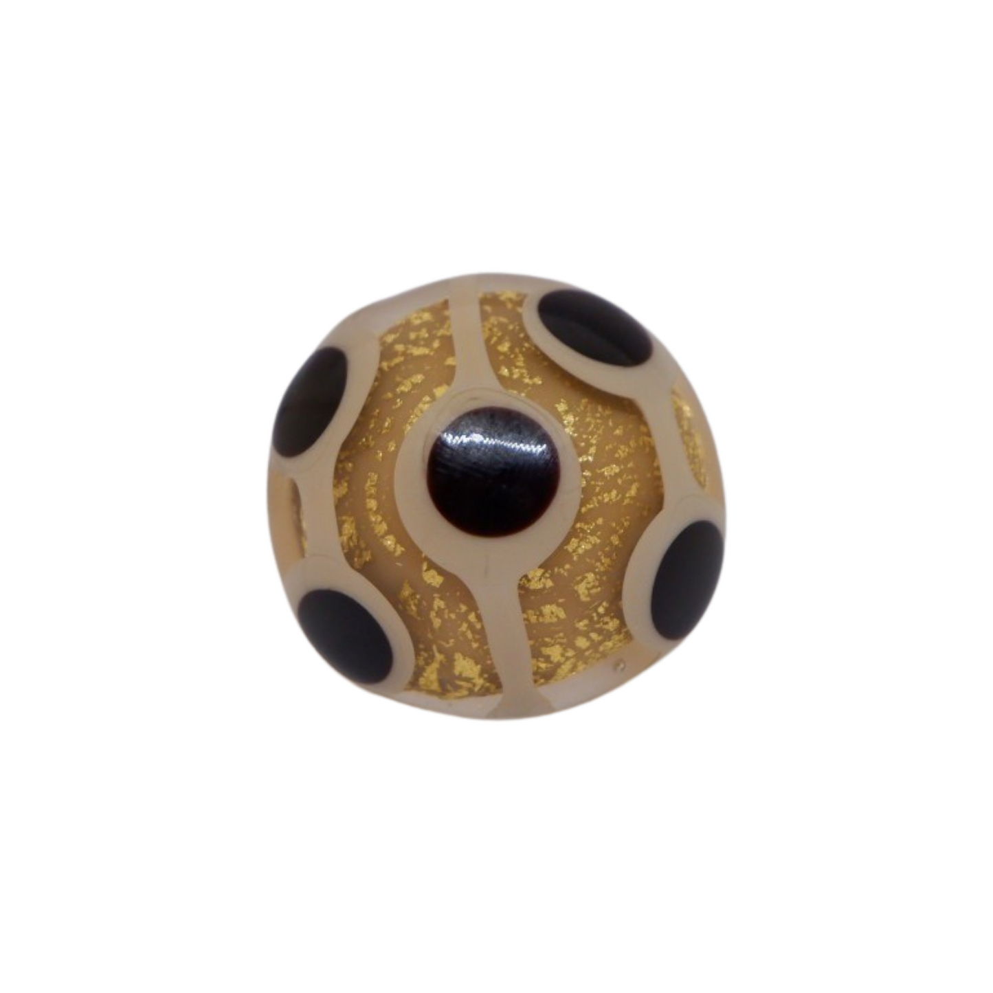 Bague en verre de Murano et bronze