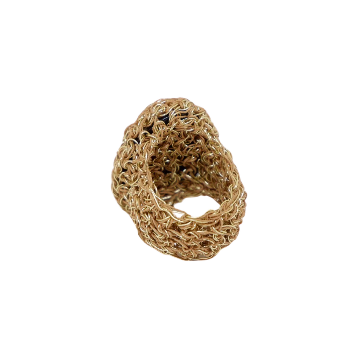Anello con Pietra Semipreziosa Onyx - Oro