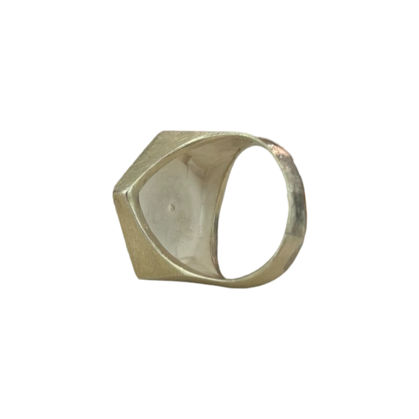 Anello Mole in Argento con Perla Bianca