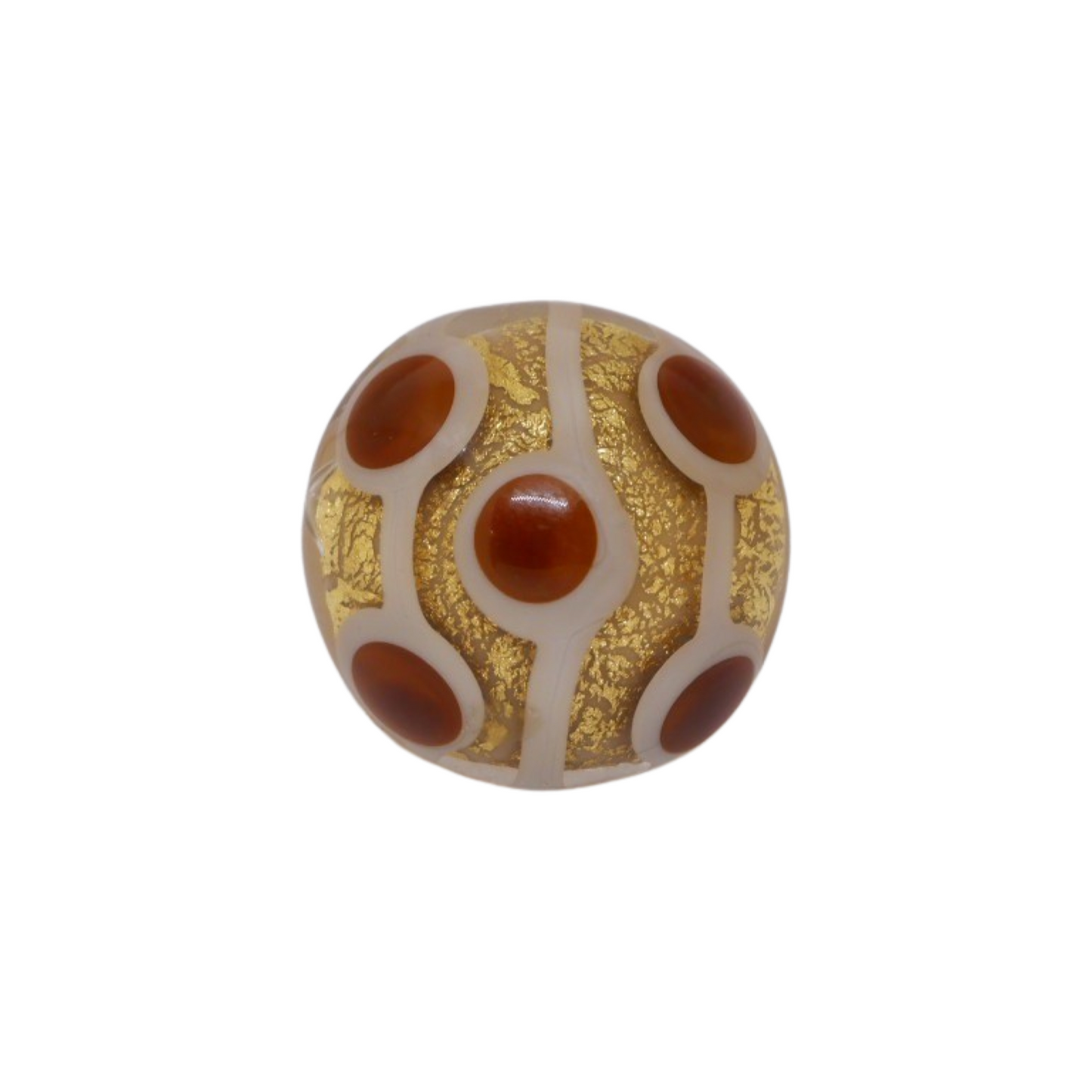 Anello in Vetro di Murano e Bronzo