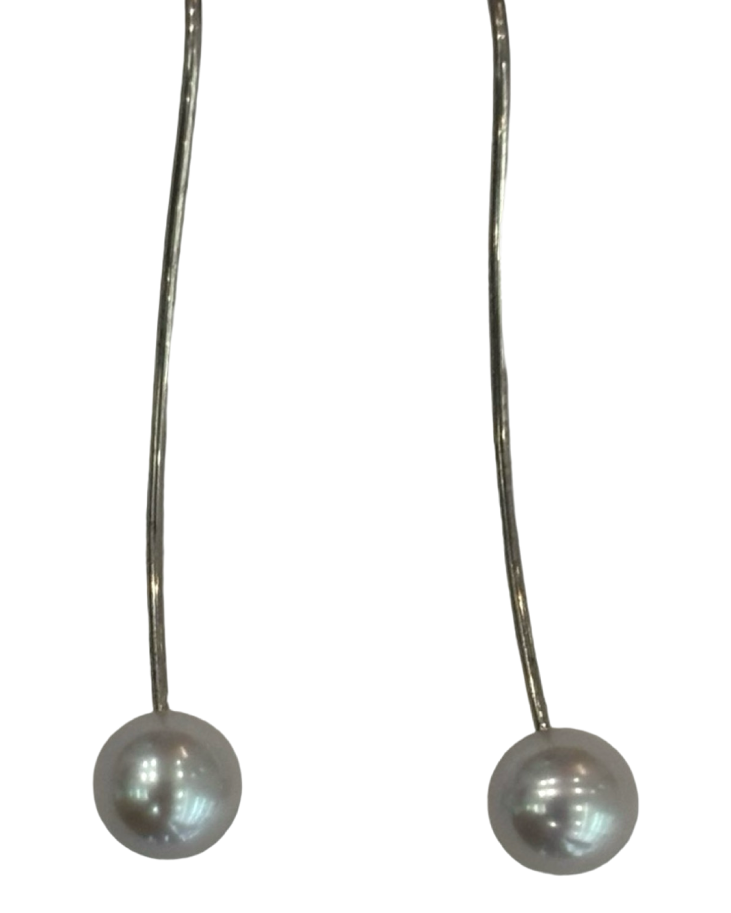 Orecchini Amo con Perla Grigia