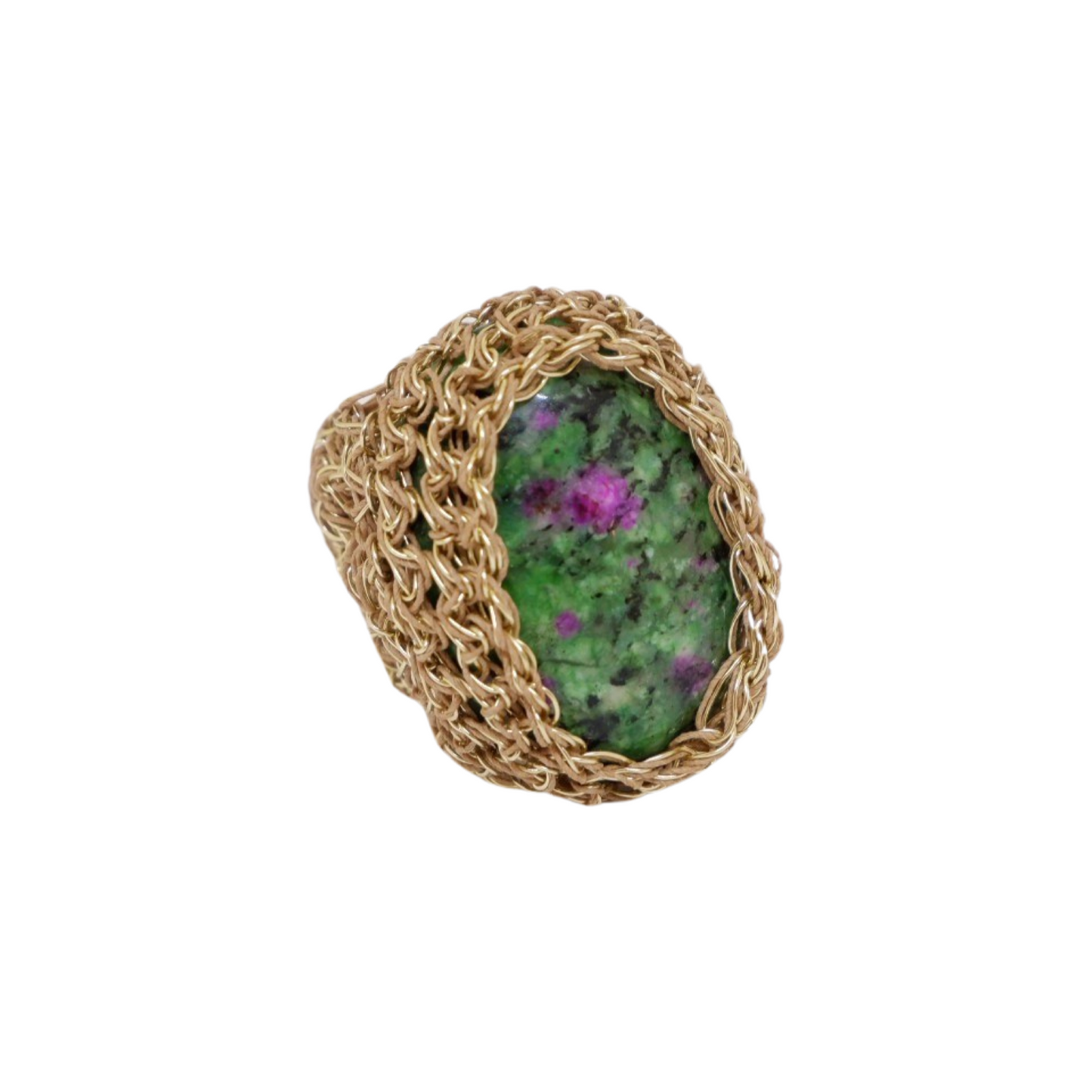 Anello con Pietra Semipreziosa Dragon - Oro