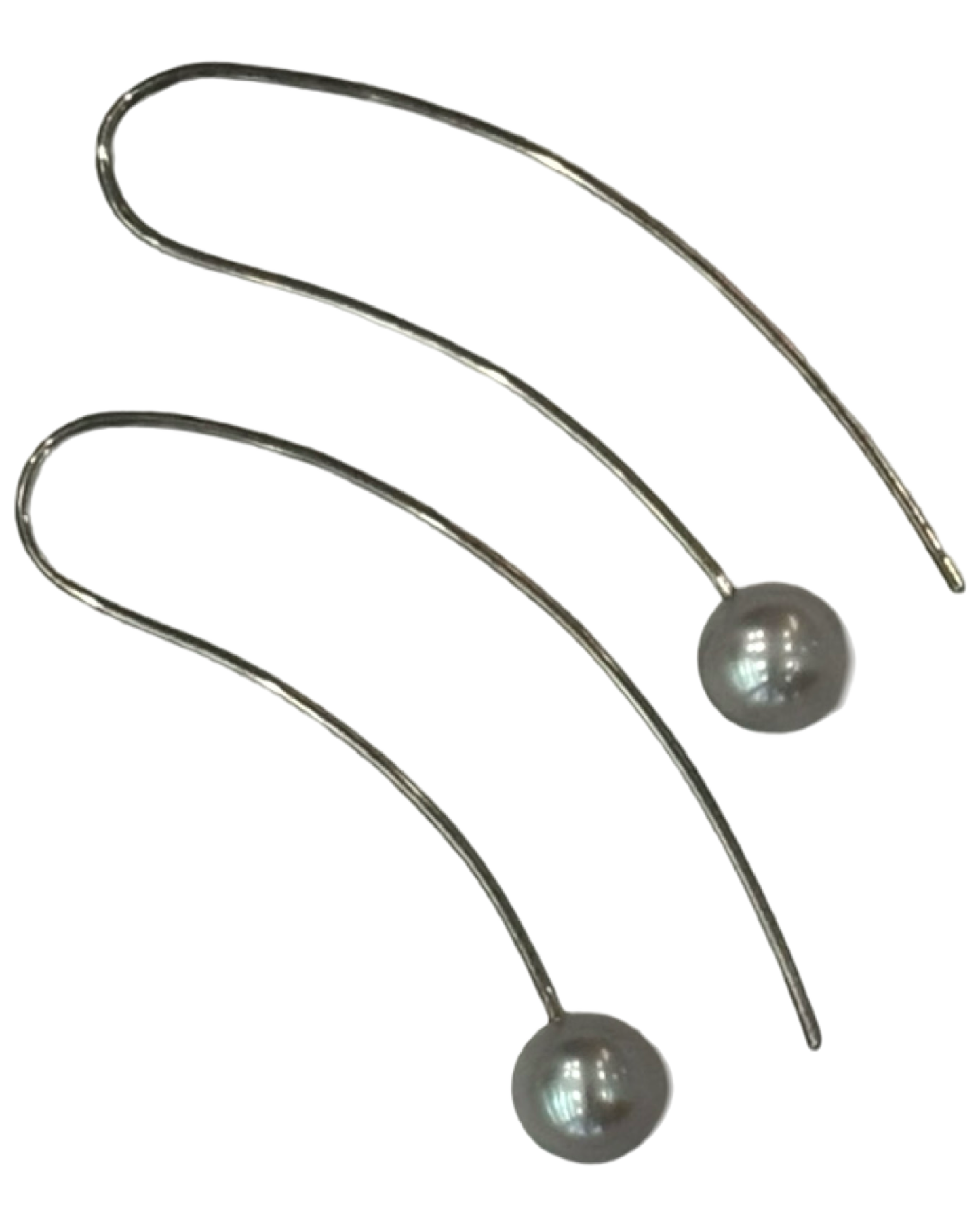 Orecchini Amo con Perla Grigia