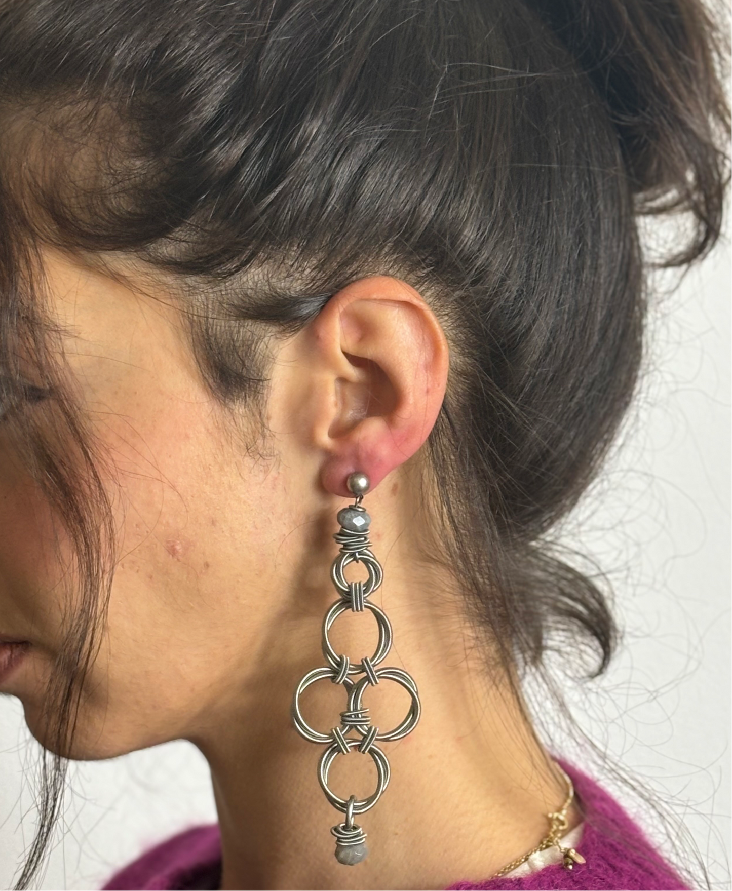 Orecchini Matio Labradorite