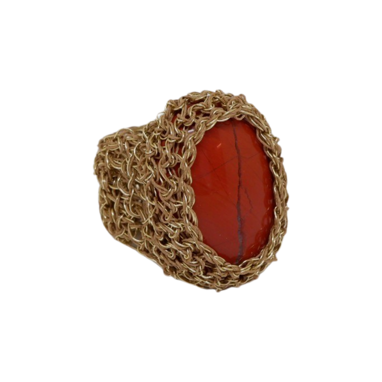 Anello con Pietra Semipreziosa Red Agate - Oro